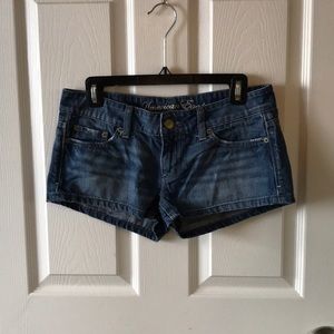 Denim shorts